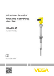 Vega VEGACAL 67 Instrucciones De Servicio