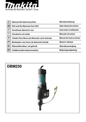 Makita DBM230 Manual De Instrucciones