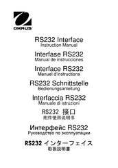 OHAUS EW-11010-92 Manual De Instrucciones