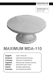 MAXIMUM MDA-110 Manual De Instrucciones