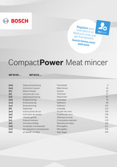 Bosch CompactPower MFW39 Serie Instrucciones De Uso