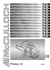 McCulloch Promac 33 Manual De Instrucciones