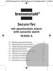 brennenstuhl Secure-Tec 19.500 A Manual De Instrucciones