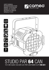 Cameo P ST 64 Q 8W Manual De Usuario