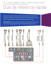 Epson Pro L1070UNL Guía De Referencia Rápida