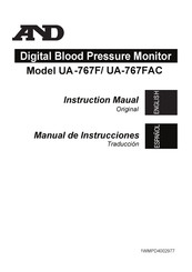 AND UA-767FAC Manual De Instrucciones