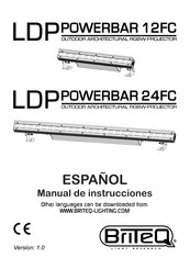Briteq LDP POWERBAR 12FC Manual De Instrucciones