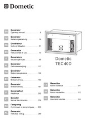Dometic TEC40D Instrucciones De Uso