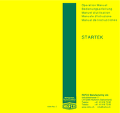 Refco STARTEK Manual De Instrucciones