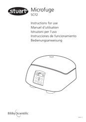 Bibby Scientific stuart Microfuge SCF2 Instrucciones De Funcionamiento