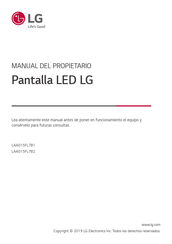 LG LAA015FL7B1 Manual Del Propietário