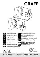 Graef SKS 100 Serie Manual De Instrucciones