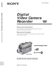 Sony DCR-DVD100 Manual De Instrucciones