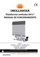 Dhollandia DH-L Serie Manual De Funcionamiento