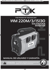 PTK WM3 Manual De Usuario Y Garantía