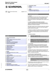 Schmersal SE-304 C Manual De Instrucciones