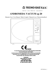 Tecno-gaz ANDROMEDA VACUUM xp 20 Manual De Uso