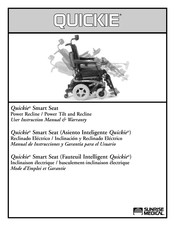 Sunrise Medical Quickie Smart Seat Manual De Instrucciones Y Garantía Para El Usuario