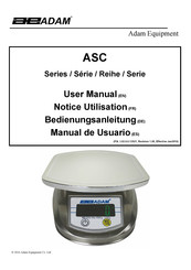 Adam Equipment ASC2001 Manual De Usuario