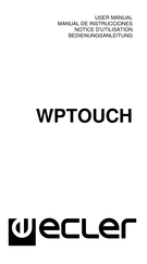 Ecler WPTOUCH Manual De Instrucciones