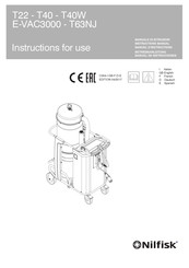 Nilfisk T22 Manual De Instrucciones