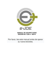 e-Joe KODA Manual De Usuario