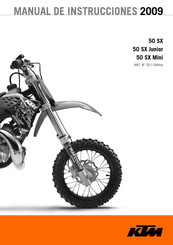 KTM 50 SX 2009 Manual De Instrucciones