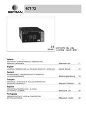 gefran 40T 72 Manual De Uso