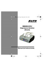 SATO MB400i Manual De Instrucciones