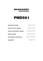 Marantz professional PMD561 Guia De Inicio Rapido