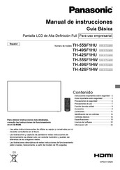 Panasonic TH-55SF1HW Manual De Instrucciones