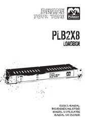 Palmer PLB2X8 Manual De Usuario