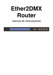 Martin Ether2DMX Manual De Instrucciones