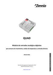 Zennio QUAD ZN1IO-4IAD Manual De Usuario