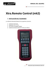 De Haardt Xtra.Remote Control (mk2) Manual Del Usuario