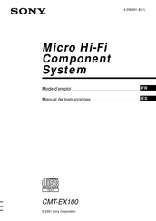 Sony CMT-EX100 Manual De Instrucciones