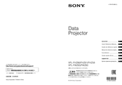 Sony VPL-FWZ60 Manual De Referencia