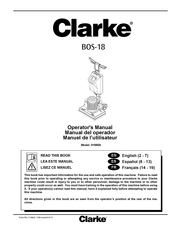 Clarke BOS-18 Manual Del Operador