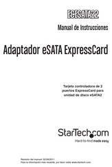 StarTech.com ECESATA22 Manual De Instrucciones