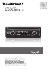 Blaupunkt MANCHESTER 110 Instrucciones De Manejo