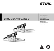 Stihl MSA 160 C Manual De Instrucciones