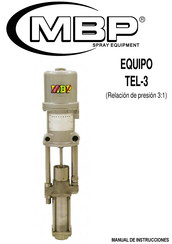 MBP Spray Equipment EQUIPO TEL-3 Manual De Instrucciones