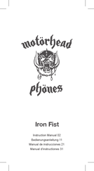 Motorheadphones Iron Fist Manual De Instrucciones