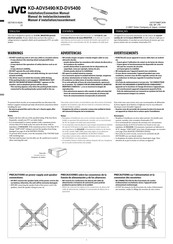 JVC KD-ADV5490 Manual De Instalación/Conexion