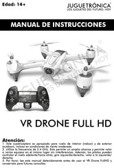 Juguetronica VR DRONE FULL HD Manual De Instrucciones