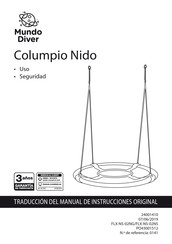 Mundo Diver Columpio Nido Manual De Instrucciones