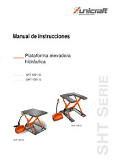 unicraft SHT 1001G Manual De Instrucciones