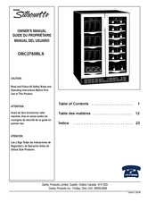 Danby Silhouette DBC2760BLS Manual Del Usuario