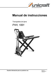 unicraft PHH 1001 Manual De Instrucciones