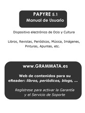 Grammata PAPYRE 5.1 Manual De Usuario